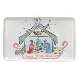 Stoneware Nativity Platter