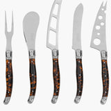 Laguiole 5-Piece Cheese Knife Set