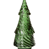 Glass Twist Tree Tealight Holder