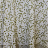 Moss Green Stems Tablecloth 120”x80”