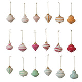 Paper Mache Finial Ornaments