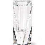 Faceted Hand-Cut Crystal Glass Bud Vase