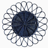 Rattan Petal Wicker Straw Charger Plate
