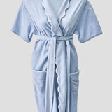 Weezie Short Scallop Lightweight Robe