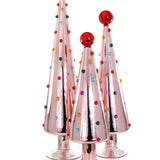 Decorated Dotted Trees Pink