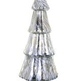 Mottled Glass Tree Silver