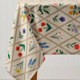Garden Study Cotton Tablecloth