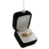 Engagement Ring Ornament Black Case