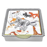 Labrador Beaded Napkin Box