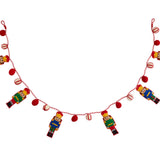 Felted Nutcracker Garland