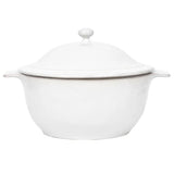 Puro 12” Casserole With Lid Whitewash