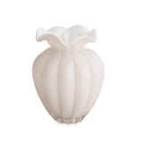 Glass Vento Medium Vase (cream)