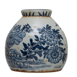 Decorative Stoneware Ginger Jar