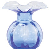 Hibiscus Cobalt Medium Fluted Vase
