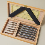 Laguiole Stainless Steel Steak Knives, Set Of 6
