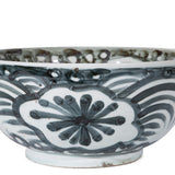 Indigo Blue Sea Flower Bowl