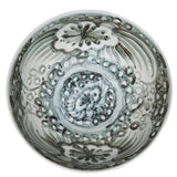 Indigo Blue Sea Flower Bowl