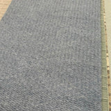 Hand Knotted Wool Dark Blue Runner 4’x8.5’