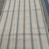 Blue Cream Stripe Runner 4’x9’