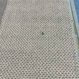 Wool Gray And White Rug 4’x7’