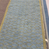 Wool Blue And Green Patterned Rug 4’x7’