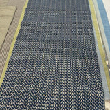 Handcrafted Wool Rug Navy/Ivory