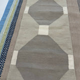 Wool Geometric Runner 3’x10’