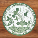 VIDA Faenza and Chetah Reversible Placemats- GREEN
