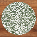 VIDA Faenza and Chetah Reversible Placemats- GREEN