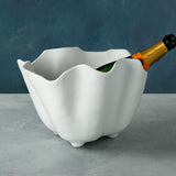White Vida Double Ice Bucket