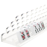 Mahjong Racks Scallop Clear