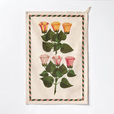 Organic Cotton Single Tea Towel - Festival of Flowers