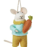 Mouse Felt Ornament