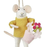 Mouse Felt Ornament