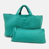 Woven Mahjong Carryall Bag