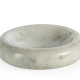 Curved Round Marble Bowl