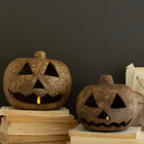 Paper Mache Jack-O-Lanterns