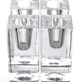 Chunky Glass Taper Holder