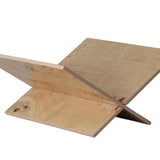 Burl Wood Interlocking Book Holder