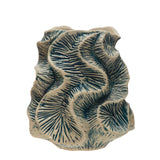 Textured Stoneware Organic Shaped Vase Blue