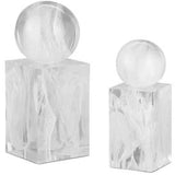 Nova White Objects Set of 2