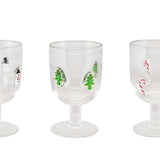 Holiday Stemmed Wine Glass