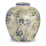 7.5 Blue Floral Vase