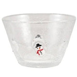 Glass Bowl with Embedded Holiday Icons
