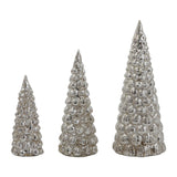 Embossed Mercury Glass Trees
