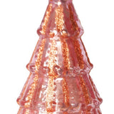 Mercury Glass Tree W/Glitter Stripes