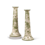 Dragon Pagoda Candle Holders