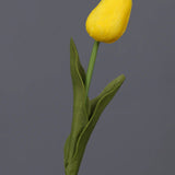 10.5 Inch Yellow Real Touch Mini Tulip Stem