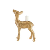 Deer Shaped Taper Holder Gold