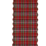 Red and Green Plaid Table Runner  36x14